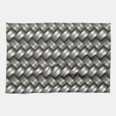 Geweven metalen patroon theedoek (Horizontaal)