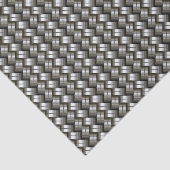 Geweven metalen patroon tissuepapier (Detail)