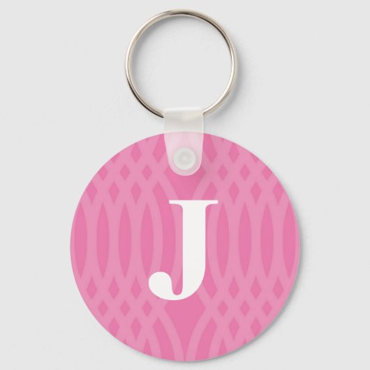  geweven monogram - letter J Sleutelhanger (Voorkant)