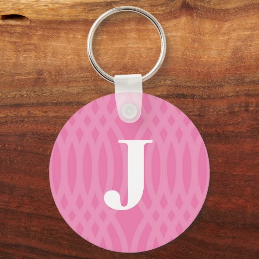  geweven monogram - letter J Sleutelhanger (Voorkant)