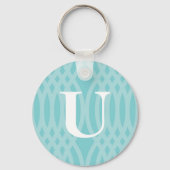  geweven monogram - letter U Sleutelhanger (Voorkant)
