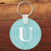  geweven monogram - letter U Sleutelhanger (Voorkant)
