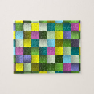 geweven mozaïekpatroon legpuzzel