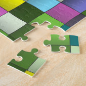 geweven mozaïekpatroon legpuzzel (Zijkant)