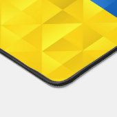 Geweven Oekraïense vlag Bureaumat (Hoek)