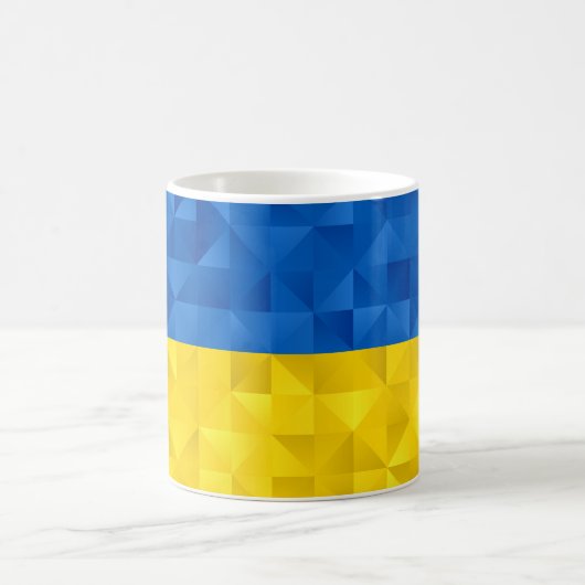 Geweven Oekraïense vlag Koffiemok (Center)