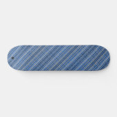 Geweven ontwerp in blauw HAMbWG-skateboard Persoonlijk Skateboard (Horizontaal)