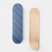 Geweven ontwerp in blauw HAMbWG-skateboard Persoonlijk Skateboard (Voorkant)