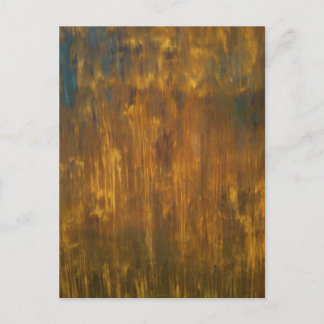 Geweven Origineel het Schilderen van de roest Briefkaart