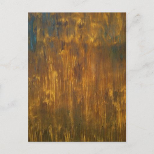 Geweven Origineel het Schilderen van de roest Briefkaart (Voorkant)
