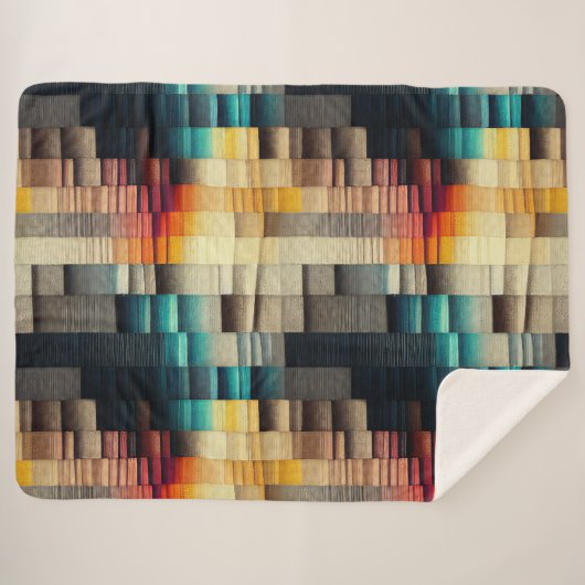 Geweven patroon stijlvolle deken (Voorkant (horizontaal))