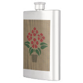 Geweven Poinsettia Flacon (Links)