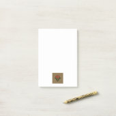 Geweven Poinsettia Post-it® Notes (Op bureau)
