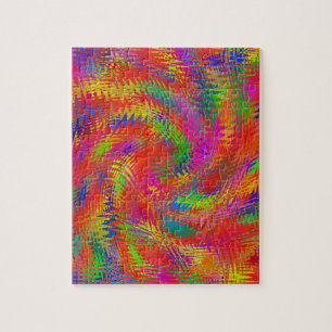 Geweven Regenboog Legpuzzel