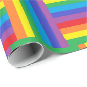 Geweven regenboogpapier cadeaupapier (Rol Hoek)
