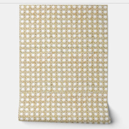 geweven riet singelband | Natuurlijke rotan Behang