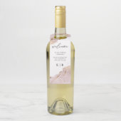 geweven roos gouden bruiloft fles hanger Labels (Op fles)