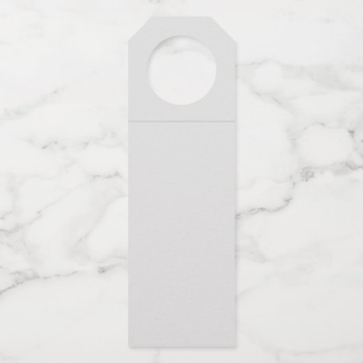 geweven roos gouden bruiloft fles hanger Labels (Achterkant)