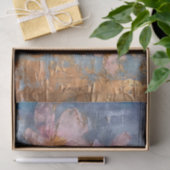 Geweven roze bloemig tissuepapier (Geschenk)