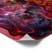 Geweven spectrum van beweging poster (Hoek)