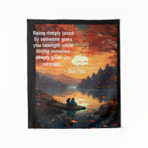 Geweven sterkte & moed: Zao Tzu Tapestry