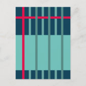 Geweven strepen 1 briefkaart (Voorkant)