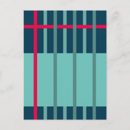 Geweven strepen 1 briefkaart