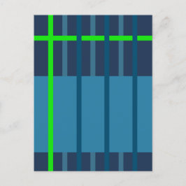 Geweven strepen 1 briefkaart