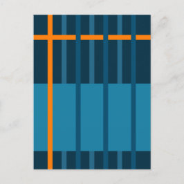 Geweven strepen 1 briefkaart