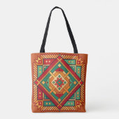 Geweven Tapestry Heritage Tote Bag (Achterkant)