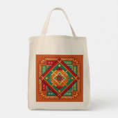 Geweven Tapestry Heritage Tote Bag (Achterkant)