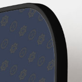 Geweven uurwerk pickleball paddle (Links Detail)
