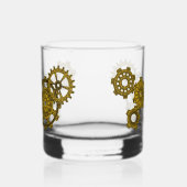 Geweven uurwerk whisky glas (Links)