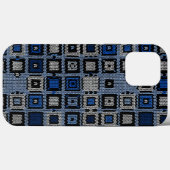 geweven vierkanten Case-Mate iPhone case (Achterkant (horizontaal))