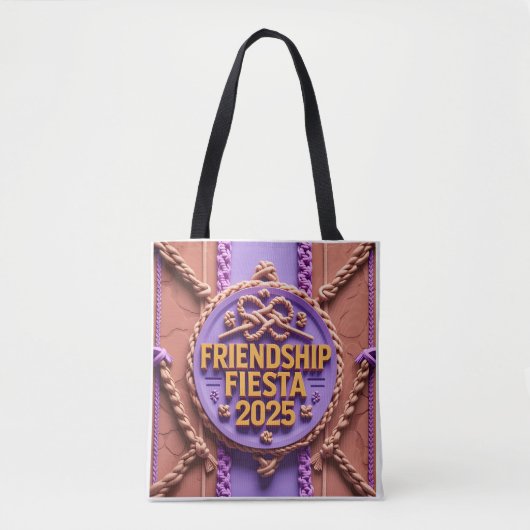 Geweven Vreugde Tote Bag (Voorkant)