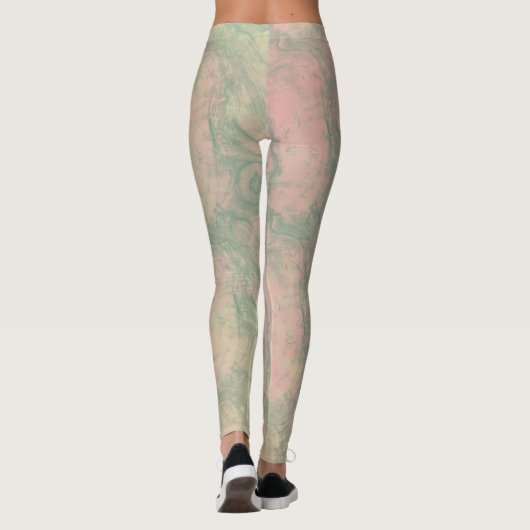 geweven weefsel leggings (Achterkant)