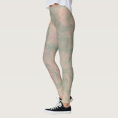 geweven weefsel leggings (Links)