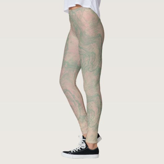 geweven weefsel leggings (Links)
