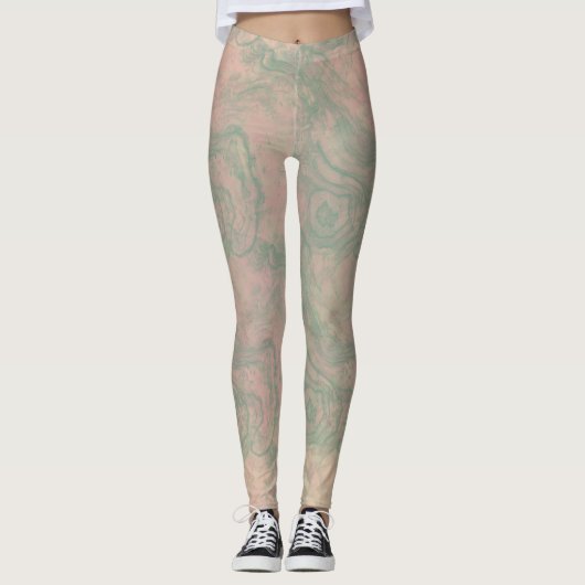 geweven weefsel leggings (Voorkant)