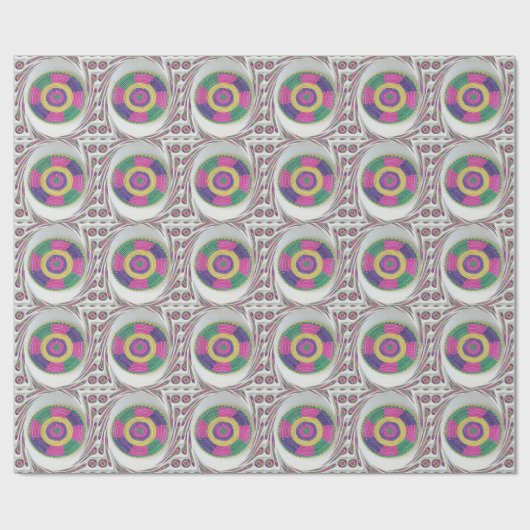 Geweven Whirl Art Print Cadeaupapier (Vlak)