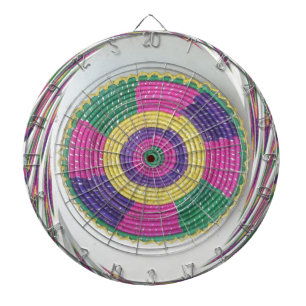 Geweven Whirl Art Print Dartbord