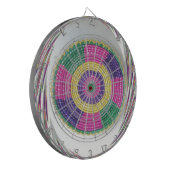 Geweven Whirl Art Print Dartbord (Voorkant Links)
