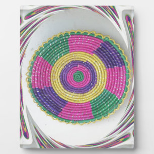 Geweven Whirl Art Print Fotoplaat