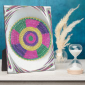 Geweven Whirl Art Print Fotoplaat (Zijkant)