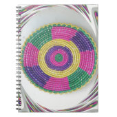 Geweven Whirl Art Print Notitieboek (Voorkant)