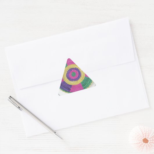 Geweven Whirl Art Print Sticker (Envelop)