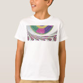 Geweven Whirl Art Print T-shirt (Voorkant)