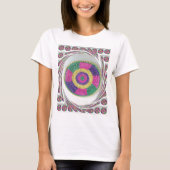 Geweven Whirl Art Print T-shirt (Voorkant)