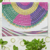 Geweven Whirl Art Print Theedoek (Gevouwen)