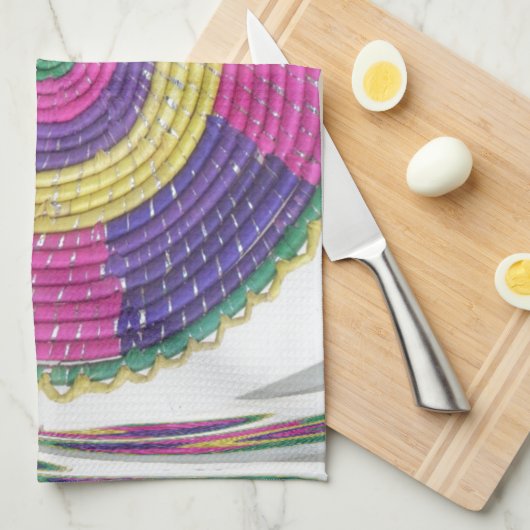 Geweven Whirl Art Print Theedoek (Quarter Fold)